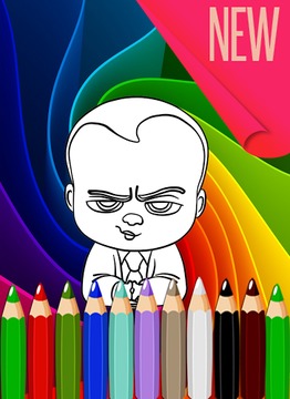 How To Color Baby boss Game游戲截圖1