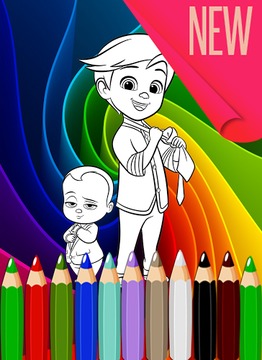 How To Color Baby boss Game游戲截圖2