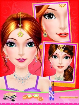 Indian Wedding Salon For Girls游戲截圖4