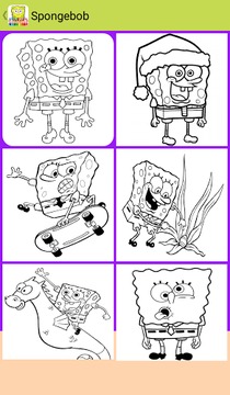 SpongeBob Coloring游戲截圖2