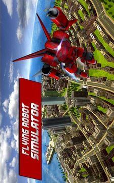 Flying Robot Simulator 3D游戲截圖1