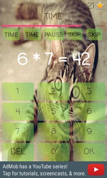 Cat Edition Math Training Game游戲截圖2