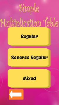 Simple Multiplication Table游戲截圖2