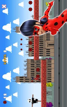 Super Ladybug Ninja Run **游戲截圖3