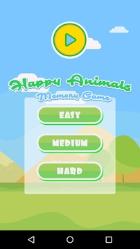 Happy Animals Memory Game游戲截圖1