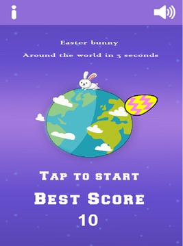 Easter bunny with Easter eggs游戲截圖1