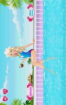 At the Pool Dress Up游戲截圖4