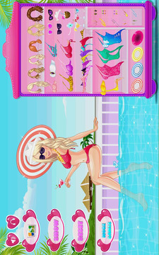 At the Pool Dress Up游戲截圖3