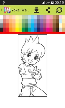 Coloring Book Yokаi游戲截圖4