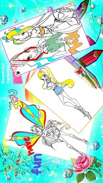 WinX Coloring Book游戲截圖1