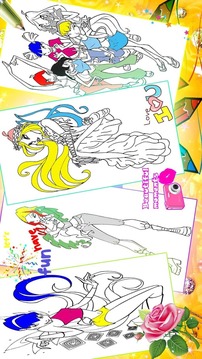 WinX Coloring Book游戲截圖3
