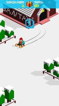 Santa Skiing Challenge游戲截圖2