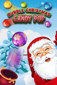Bubble Christmas Candy Pop游戲截圖1