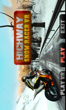 Highway Snow Racer VR游戲截圖1