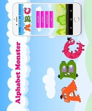 Alphabet Monster Game For Kids游戏截图1