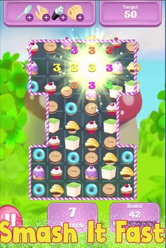 Forest Cookie Jam Smash游戲截圖1