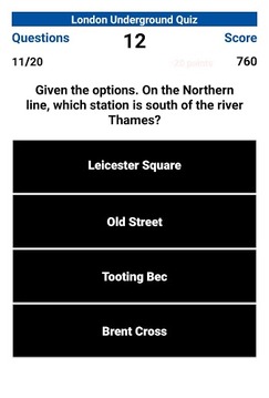 Quiz: London Underground游戲截圖2