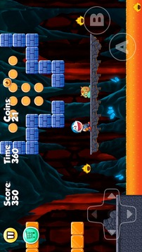 Doreamon Blue Cat Jungle Game游戲截圖1