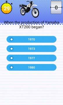 Quiz for Yamaha XT200 Fans游戏截图3