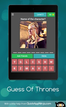 Guess Of Thrones游戲截圖3