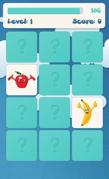 Fruits & Vegetables Nemory Game游戲截圖3