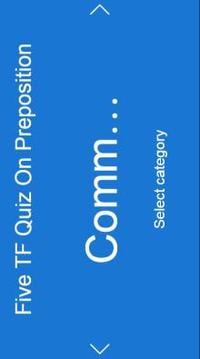 Five TF Quiz On Preposition游戲截圖1