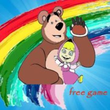 coloring book-masha & mishka游戲截圖1