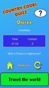 Country Codes Quizz游戏截图4