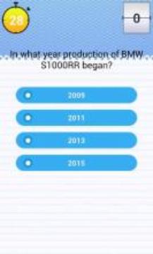 Quiz for BMW S1000RR Fans游戲截圖3