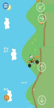 Peppa Hill Climb Moto游戲截圖2