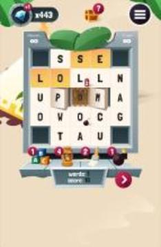 Word Crusher Quest Word Game游戲截圖1