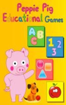 Peppie Pig Educational Games游戲截圖1