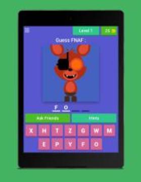 Ultimate Quiz for Foxy游戲截圖5
