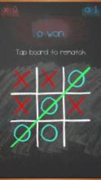 Tic Tac Toe On Blackboard游戲截圖4