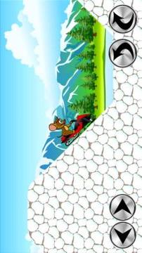 Tom Snowmobile Hill Climb游戲截圖4