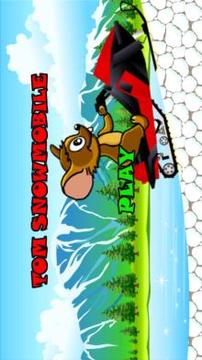 Tom Snowmobile Hill Climb游戲截圖1