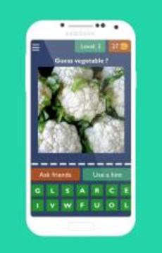 Guess Vegetable - Quiz Game游戲截圖1