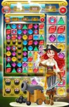 Jewel of Pirate Treasures 2017游戲截圖1