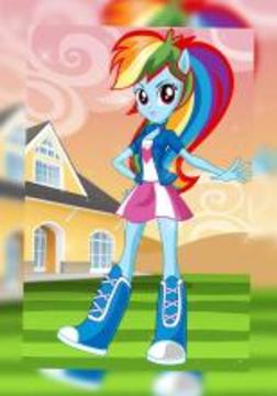 Dress Up Rainbow Dash Games游戲截圖1
