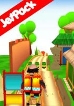 Temple Motu Patlu :Hattori Run游戲截圖3