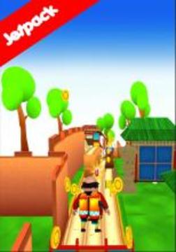 Temple Motu Patlu :Hattori Run游戲截圖1