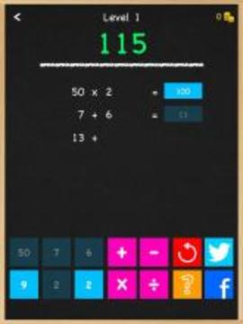 Numbers Game Math Brain Puzzle游戲截圖5