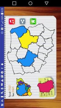 Poland Map Puzzle Game Free游戲截圖2