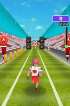 Touchdown Race: Running Soccer游戲截圖1