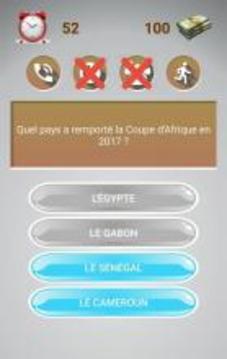 Afrique Millionnaire Quizz游戲截圖4