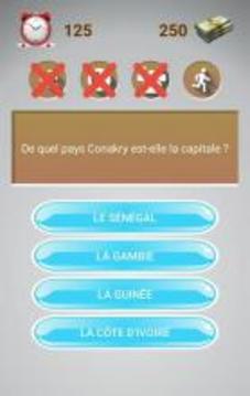 Afrique Millionnaire Quizz游戲截圖5