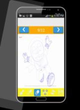 learn to draw Ninja Hattori游戲截圖2