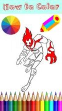 Coloring Ultimate Alien Book游戲截圖1