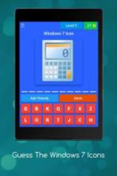 Guess The Windows 7 Icons游戲截圖2