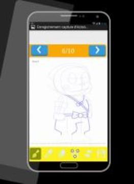 learn to draw Ninja Hattori游戲截圖5